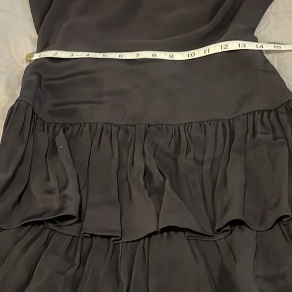 Betsy & Adam black party/cocktail dress. 8-10 crisscross back butterfly top. - Picture 4 of 13